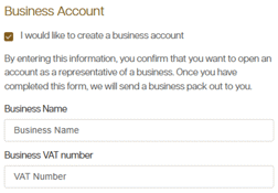Business-Account-Creation