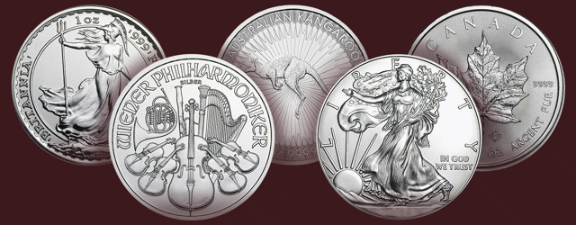 1oz-Silver-Brittania-Maple-Philharmonic-Eagle-Kangaroo