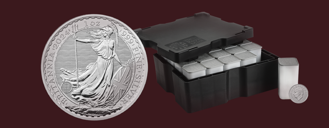2024 UK Britannia 1oz Silver Coins Monster Box