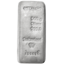 Metalor 500g Silver Bar