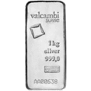 Valcambi 1kg Silver Cast Bar