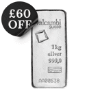 Valcambi 1kg Silver Cast Bar