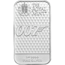 Pre-Owned The Royal Mint James Bond 007 Diamonds Are Forever 1oz Silver Bar