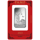 Pre-Owned 2023 PAMP Lunar Rabbit 1oz Silver Bar