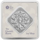 Pre-Owned The Queen's Beasts Completer 1oz Carded Silver Bar
