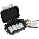 Metalor 100g Silver Bar - 10 Bars with Peli 1010 Protective Case