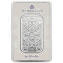 Pre-Owned The Royal Mint Gothic Crown 1oz Silver Bar in Assay Card