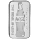 Pre-Owned Coca-Cola 1oz Silver Bar