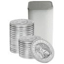 2025 UK The British Lion 1oz Silver Coin - Full Tube of 25 Coins