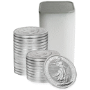 2026 UK Britannia 1oz Silver Coin - Full Tube of 25 Coins