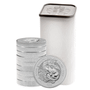 2026 UK Tudor Beasts Royal Dragon 2oz Silver Coin - Full Tube of 10 Coins