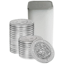 2026 UK St George and the Dragon 1oz Silver Coin - Full Tube of 25 Coins