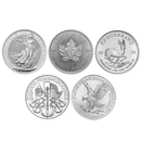 2026 Most Popular 1oz Silver Coin Collection - 5 Coins