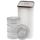 2026 UK Tudor Beasts Seymour Panther 2oz Silver Coin - Full Tube of 10 Coins