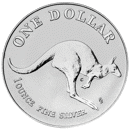 Pre-Owned 1993 Australian Kangaroo 1 Dollar 1oz Silver Coin - VAT Free