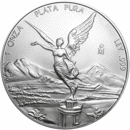 Pre-Owned Mexican Libertad 1oz Silver Coin - VAT Free - Mixed Dates