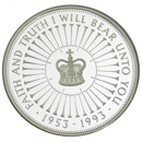 Pre-Owned UK 1993 Coronation 40th Anniversary Crown Proof Design Silver Coin - VAT Free