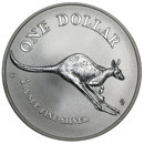 Pre-Owned 1994 Australian Kangaroo 1 Dollar 1oz Silver Coin - VAT Free