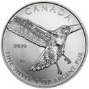 Pre-Owned 2015 Canadian Red-Tailed Hawk 1oz Silver Coin - VAT Free