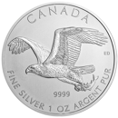 Pre-Owned 2014 Canadian Bald Eagle 1oz Silver Coin - VAT Free