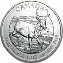 Pre-Owned 2013 Canadian Antelope 1oz Silver Coin - VAT Free
