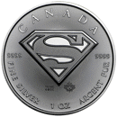 Pre-Owned 2016 Canadian Superman 1oz Silver Coin - VAT Free