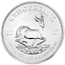 Pre-Owned 2017 South African Krugerrand Premium Uncirculated 1oz Silver Coin - VAT Free