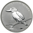 Pre-Owned 2007 Australian Kookaburra 1oz Silver Coin - VAT Free
