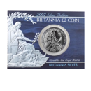 Pre-Owned 2007 UK Britannia 1oz Silver Coin - Carded - VAT Free