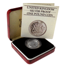 Pre-Owned 1983 UK £1 Proof Silver Coin - VAT Free