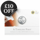 Pre-Owned 2013 UK 'A Timeless First' £20 Fine Silver Coin - Carded - VAT Free