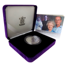 Pre-Owned 2007 UK Diamond Wedding £5 Crown Piedfort Proof Silver Coin - VAT Free
