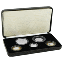 Pre-Owned 2007 UK The Piedfort Collection Proof Silver 5-Coin Set - VAT Free