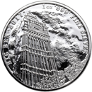 Pre-Owned 2017 UK Landmarks of Britain Big Ben 1oz Silver Coin - VAT Free