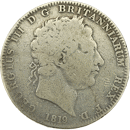 Pre-Owned 1819 UK George III Silver Crown - VAT Free