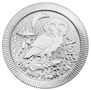 Pre-Owned Niue Athenia Owl 1oz Silver $2 Stackable Coin - Mixed Dates - VAT Free