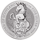 Pre-Owned 2019 UK Queen's Beasts The Unicorn 10oz Silver Coin - VAT Free