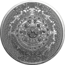 Aztec Calendar 1oz Silver Round