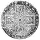 Pre-Owned 1787 George III Shilling Silver Coin - VAT Free