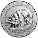 Pre-Owned 2015 Canadian Polar Bear 1.5oz Silver Coin - VAT Free