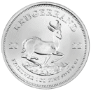 Pre-Owned South African Krugerrand 1oz Silver Coin - Mixed Dates - VAT Free