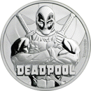 Pre-Owned 2018 Tuvalu Marvel Series - Deadpool 1oz Silver Coin - VAT Free