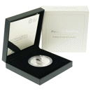 Pre-Owned 2017 UK Platinum Wedding Anniversary £5 Proof Silver Coin - VAT Free