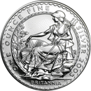 Pre-Owned 2005 UK Britannia 1oz Silver Coin - VAT Free