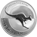 Pre-Owned 2004 Australian Kangaroo 1oz Silver Coin - VAT Free