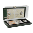 Pre-Owned 1998 Prince Charles 50th Birthday Proof Silver Crown and Ten-Pound Note Set - VAT Free