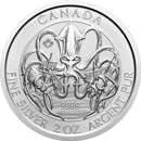 Pre-Owned 2020 Canadian Kraken 2oz Silver Coin - VAT Free