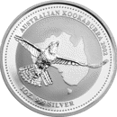 Pre-Owned 2002 Australian Kookaburra 1oz Silver Coin - VAT Free