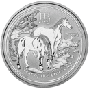 Pre-Owned 2014 Australian Lunar Horse 5oz Silver Coin - VAT Free