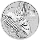 Pre-Owned 2020 Australian Lunar Mouse 1/2oz Silver Coin - VAT Free